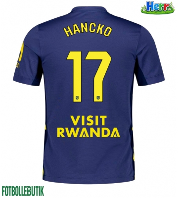 Atletico Madrid David Hancko #17 Bortatröja 2025-26 Kortärmad